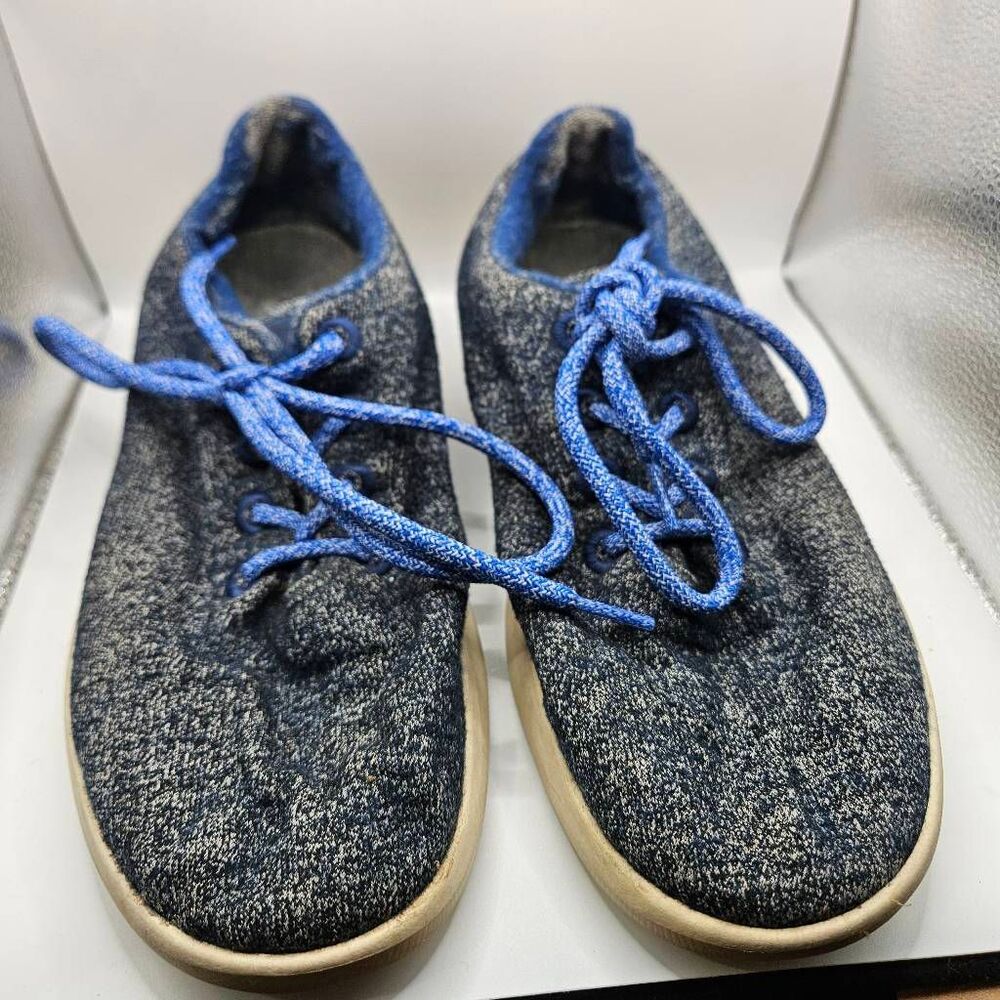 Allbirds Wool Runners Lace Up Running Shoes Grey Mens Size 9M